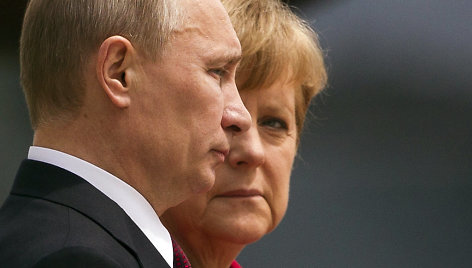 Angela Merkel ja Vladimir Putin.