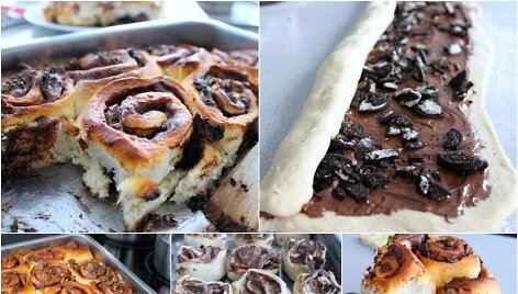 Bandelės su nutella ir oreo
