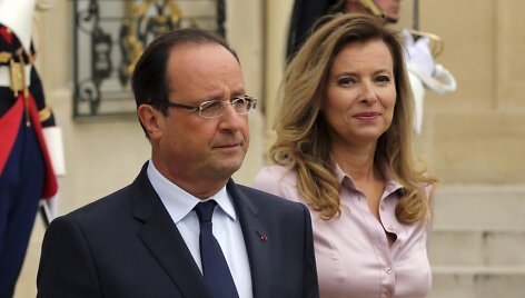 Francois Hollande'as ir Valerie Trierweiler