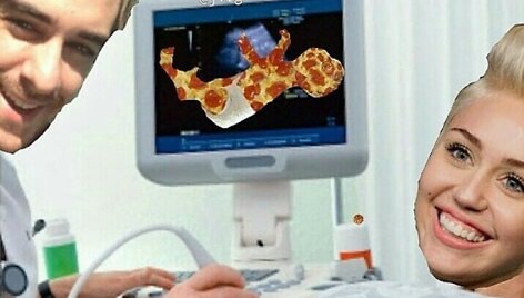 Miley Cyrus atsakas į gandus, kad ji laukiasi