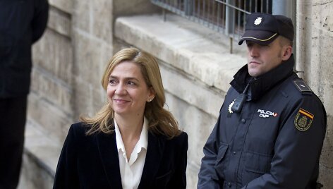 Princesė Cristina atvyko į teismą