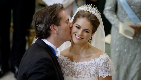 &Scaron;vedijos princesė Madeleine ir Chrisas O'Neillas