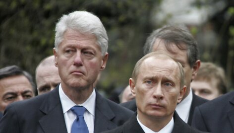 Billas Clintonas ir Vladimiras Putinas