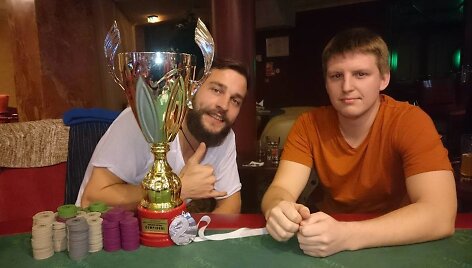 Povilas Jakutis (kairėje) ir Vincas Tama&scaron;auskas