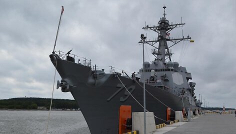 Ketvirtadienio vakarą Klaipėdos uoste, centriniame terminale prisi&scaron;vartavo JAV karo laivas &bdquo;USS OSCAR AUSTIN&ldquo;.