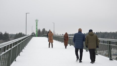 Pėsčiųjų ir dviračių tiltas Alytuje