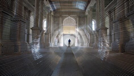 Žilvino Kempino instaliacija &bdquo;Tūba&ldquo; Venecijos bienalėje 2009 m.