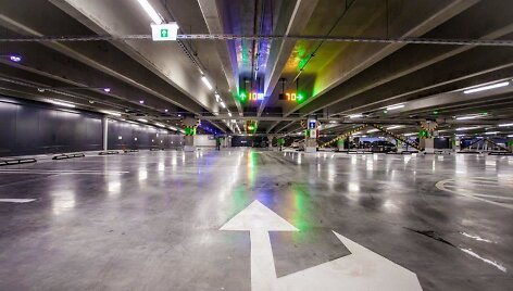 Nauja automobilių stovėjimo aik&scaron;telė prekybos centre &bdquo;Mega&ldquo; 