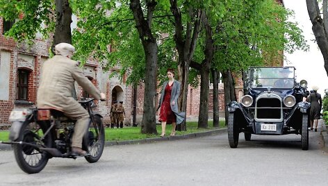 Filmo &bdquo;Tarp pilkų debesų&ldquo; filmavimas Kaune