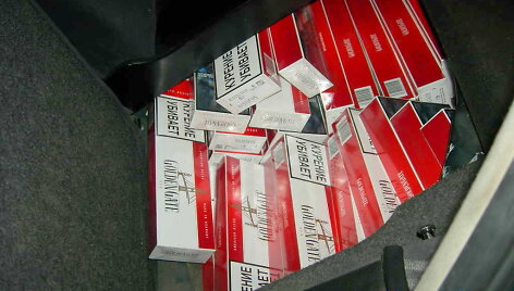 Kauniečio vežtos cigaretės