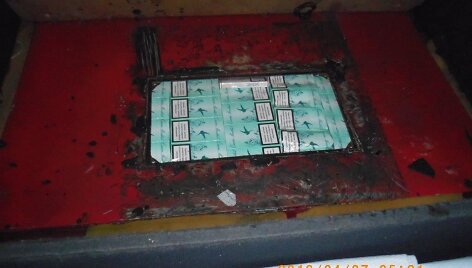 Sulaikytos kontrabandinės cigaretės