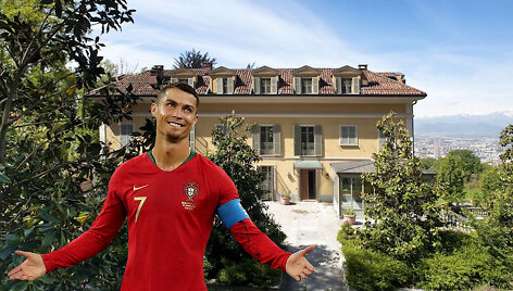 Į Turino &bdquo;Juventus&ldquo; persikėlęs Cristiano Ronaldo apsigyvens įspūdingame name