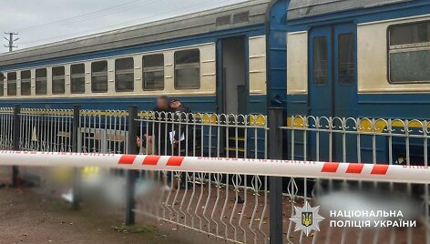 Ukrainoje vyras susprogdino granatą traukinyje