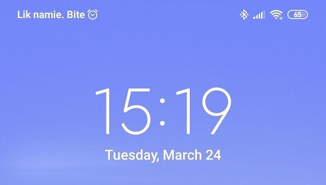Savo telefono ekrane laikinai matysite kiek kitokį tinklo pavadinimą