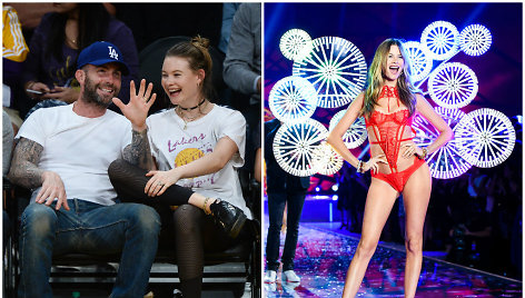 Behati Prinsloo ir Adamas Levine'as