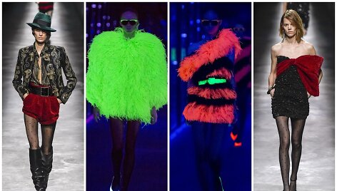 &bdquo;Saint Laurent&ldquo; kolekcijos modeliai