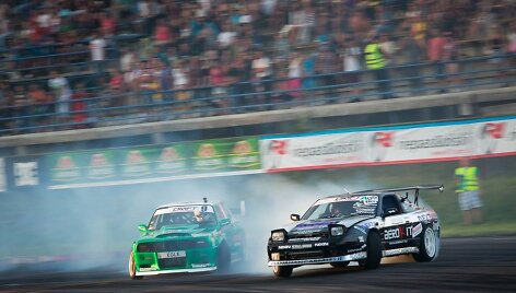 &bdquo;Drift Allstars&ldquo; varžybos Rygoje