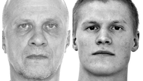 Ie&scaron;komas Vaclovas Vaitkevičius (kairėje) ir Denas Vaitkevičius