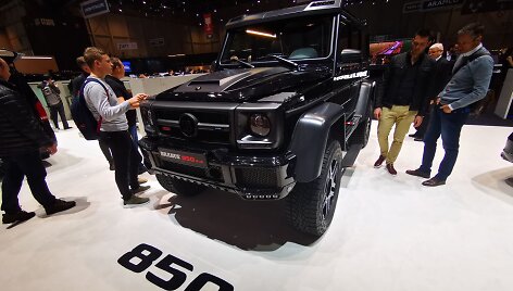&bdquo;Brabus&ldquo; stendas Ženevos automobilių parodoje