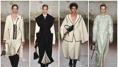 „Jil Sander“ kolekcijos modeliai