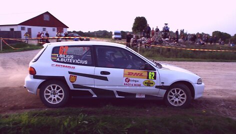 &bdquo;Karys-lenktynininkas&ldquo; projekto nugalėtojai &bdquo;DHL Rally Elektrėnai&ldquo; varžybose