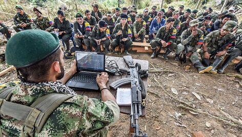 FARC sukilėliai