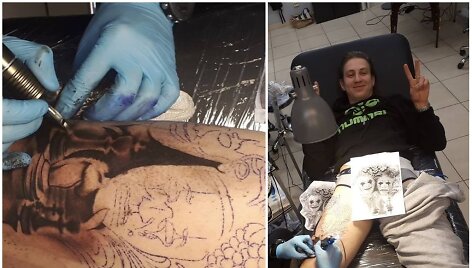 Mariaus Rep&scaron;io tatuiruotė