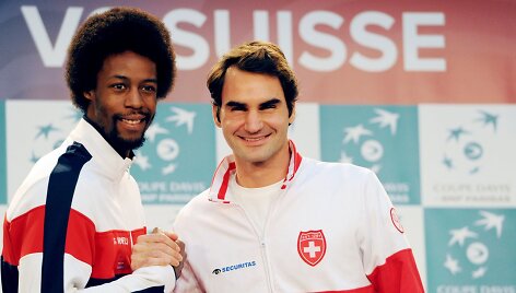 Gaelis Monfilsas ir Rogeris Federeris