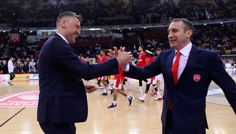 Davidas Blattas ir &Scaron;arūnas Jasikevičius