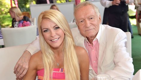 Hugh Hefneris ir Crystal Harris