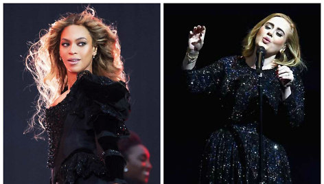 Beyonce ir Adele