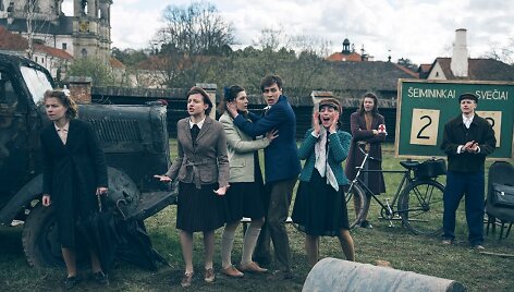 Filmo &bdquo;Pelėdų kalnas&ldquo; akimirka