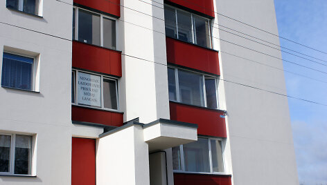 Plakatas, už kurį skirta 289 eurų bauda