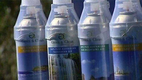 &bdquo;Green and Clean Air&ldquo; ir skardinėse pardavinėja &scaron;varų Australijos orą užter&scaron;tų miestų Azijoje gyventojams