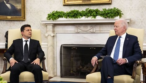Volodymyras Zelenskis ir Joe Bidenas