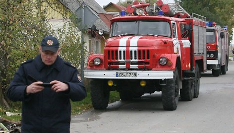 Dujų sprogimas sugriovė namą iki pamatų