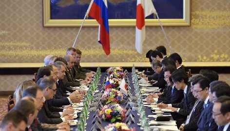 Japonijos ir Rusijos delegacijos