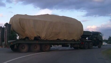 Rytų Ukrainoje 2014 metų liepą nufilmuotas &bdquo;Buk-M1&ldquo;