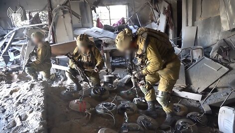 Izraelio pajėgos užėmė &bdquo;Hamas&ldquo; vadovybės pastatus Gazos mieste