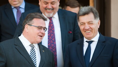 Linas Linkevičius ir Algirdas Butkevičius