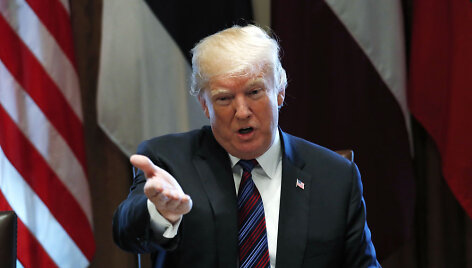 Donaldo Trumpo ir Baltijos &scaron;alių vadovų susitikimas