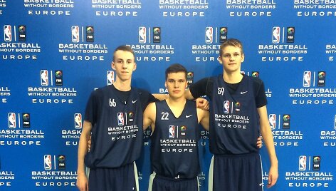 Arnoldas Kulboka, Eimantas Stankevičius, Rokas Gadiliauskas dalyvavo &bdquo;Basketball Without Borders&ldquo; stovykloje