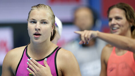 Rūta Meilutytė ir Julija Jefimova