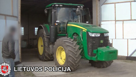 &Scaron;vedijoje pavogti traktoriai