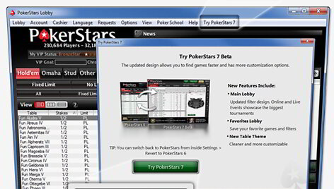 &bdquo;PokerStars 7&ldquo; porgrama