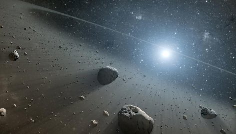 Vegą juosiantis asteroidų žiedas