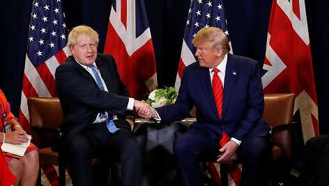 Borisas Johnsonas ir Donaldas Trumpas