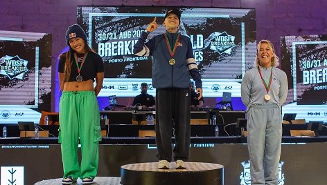 Dominika Banevič, dar vadinama Bgirl Nicka, laimėjo varžybas Portugalijoje.