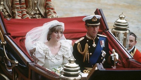 Princesė Diana ir princas Charlesas 