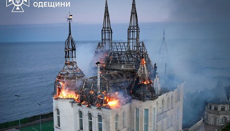 Rusijos raketų smūgis Odesoje